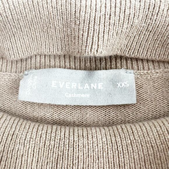 Everlane Brown Turtleneck Pullover Cashmere Sweater 2XS - Picture 4 of 5